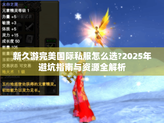 新久游完美国际私服怎么选?2025年避坑指南与资源全解析