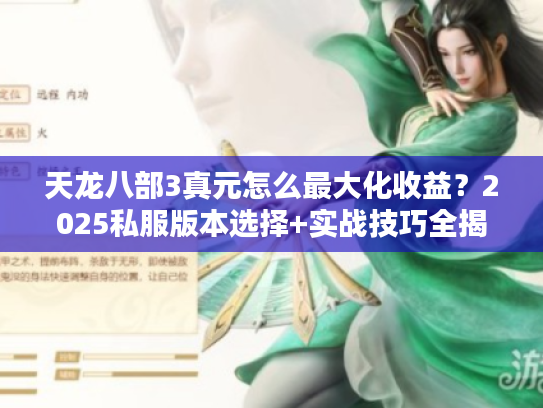 天龙八部3真元怎么最大化收益？2025私服版本选择+实战技巧全揭秘