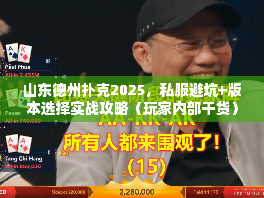 山东德州扑克2025，私服避坑+版本选择实战攻略（玩家内部干货）