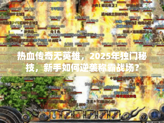 热血传奇无英雄，2025年独门秘技，新手如何逆袭称霸战场？