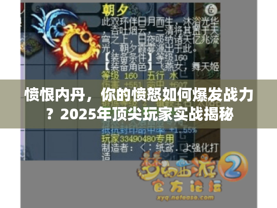 愤恨内丹，你的愤怒如何爆发战力？2025年顶尖玩家实战揭秘
