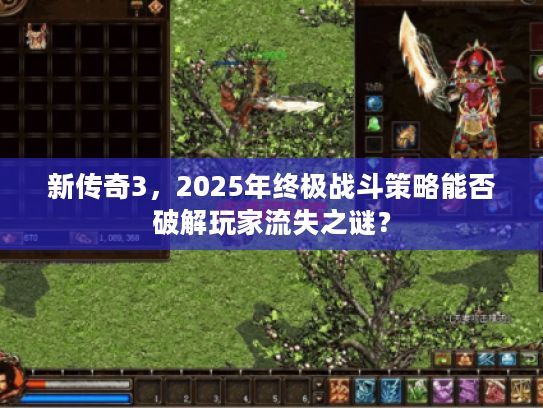 新传奇3，2025年终极战斗策略能否破解玩家流失之谜？