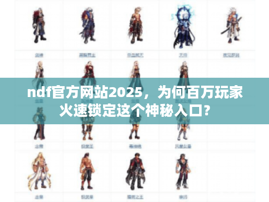 ndf官方网站2025，为何百万玩家火速锁定这个神秘入口？