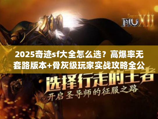 2025奇迹sf大全怎么选？高爆率无套路版本+骨灰级玩家实战攻略全公开