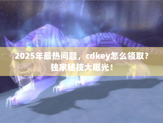 2025年最热问题，cdkey怎么领取？独家秘技大曝光！