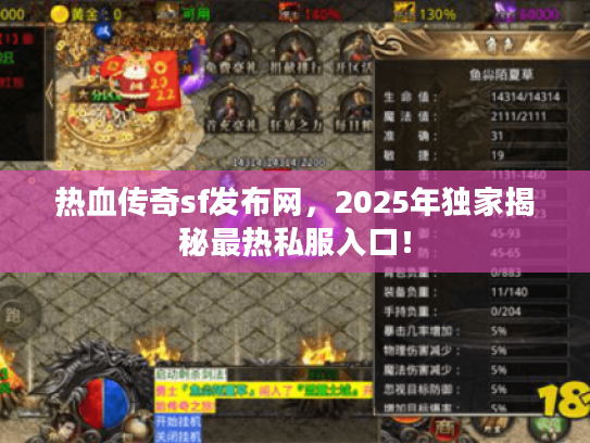 热血传奇sf发布网，2025年独家揭秘最热私服入口！