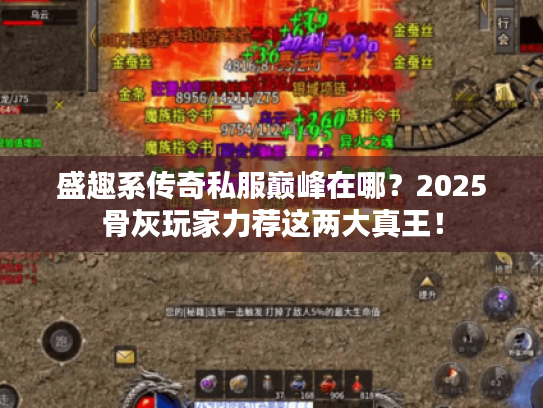 盛趣系传奇私服巅峰在哪？2025骨灰玩家力荐这两大真王！