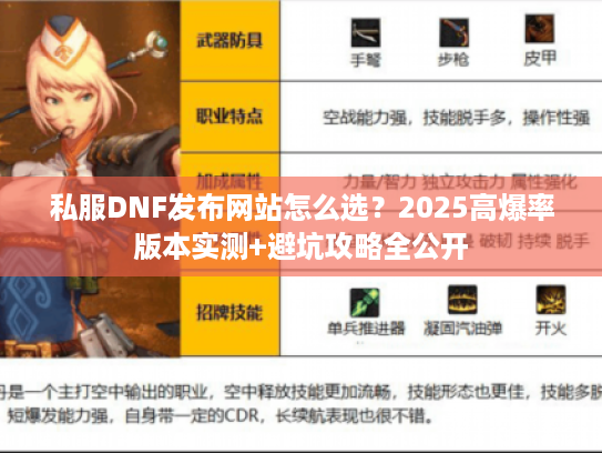 私服DNF发布网站怎么选？2025高爆率版本实测+避坑攻略全公开