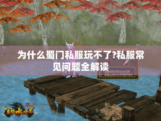 为什么蜀门私服玩不了?私服常见问题全解读