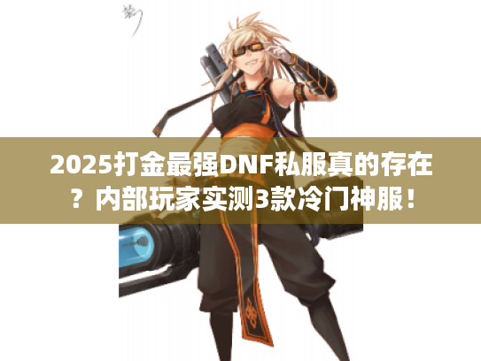 2025打金最强DNF私服真的存在？内部玩家实测3款冷门神服！