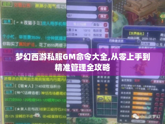 梦幻西游私服GM命令大全,从零上手到精准管理全攻略