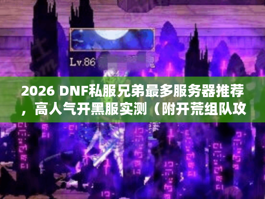 2026 DNF私服兄弟最多服务器推荐，高人气开黑服实测（附开荒组队攻略）