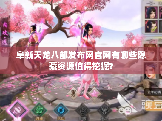 阜新天龙八部发布网官网有哪些隐藏资源值得挖掘?