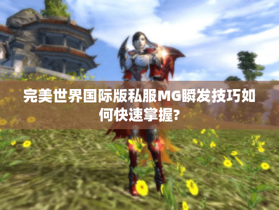 完美世界国际版私服MG瞬发技巧如何快速掌握?