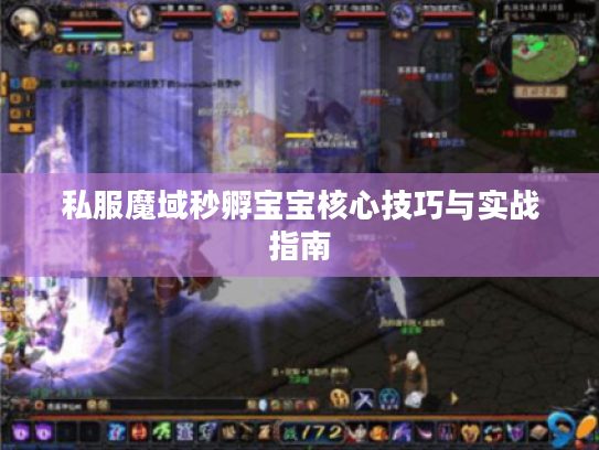 私服魔域秒孵宝宝核心技巧与实战指南