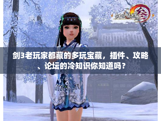 剑3老玩家都藏的多玩宝藏，插件、攻略、论坛的冷知识你知道吗？