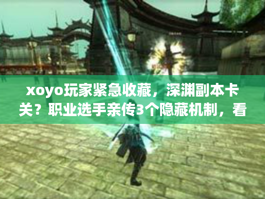 xoyo玩家紧急收藏，深渊副本卡关？职业选手亲传3个隐藏机制，看完就能通关！