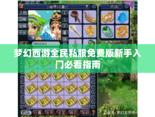 梦幻西游全民私服免费版新手入门必看指南