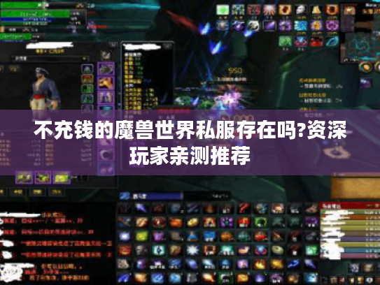 不充钱的魔兽世界私服存在吗?资深玩家亲测推荐