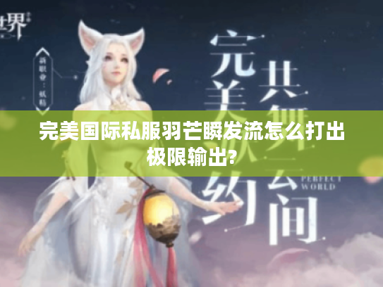 完美国际私服羽芒瞬发流怎么打出极限输出?