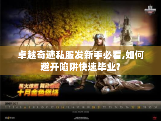 卓越奇迹私服发新手必看,如何避开陷阱快速毕业?