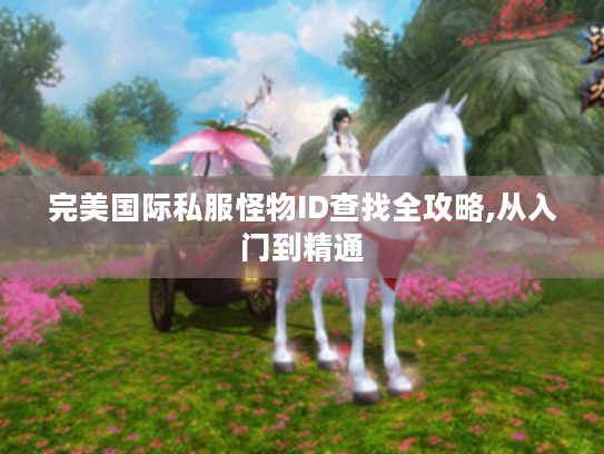 完美国际私服怪物ID查找全攻略,从入门到精通