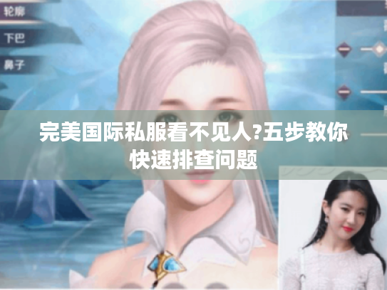 完美国际私服看不见人?五步教你快速排查问题