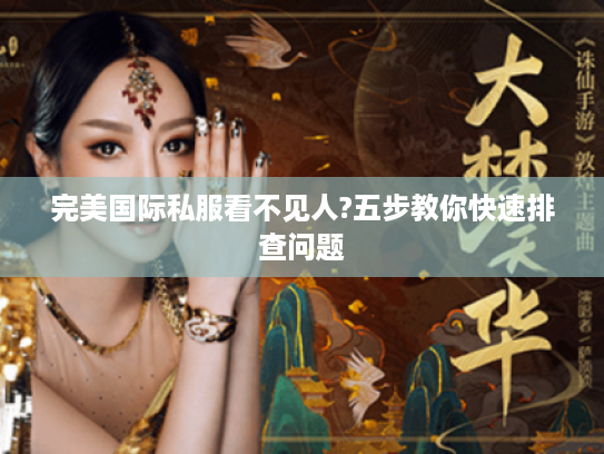 完美国际私服看不见人?五步教你快速排查问题