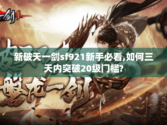 新破天一剑sf921新手必看,如何三天内突破20级门槛?