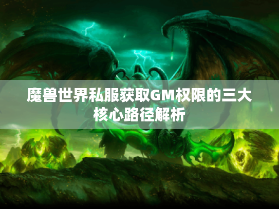 魔兽世界私服获取GM权限的三大核心路径解析