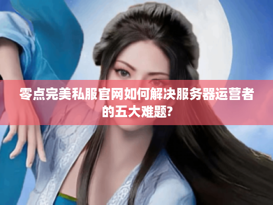 零点完美私服官网如何解决服务器运营者的五大难题?