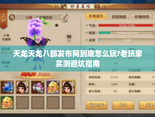 天龙天龙八部发布网到底怎么玩?老玩家实测避坑指南