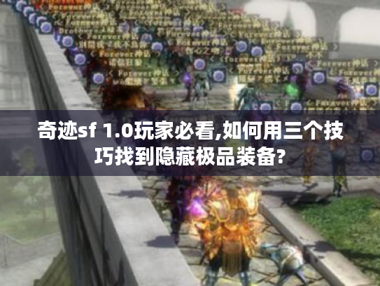 奇迹sf 1.0玩家必看,如何用三个技巧找到隐藏极品装备?