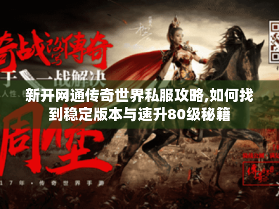 新开网通传奇世界私服攻略,如何找到稳定版本与速升80级秘籍