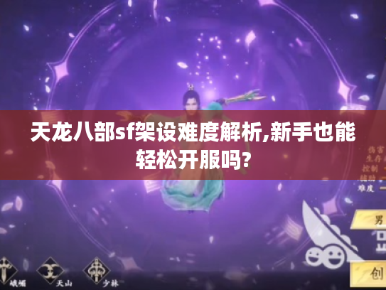 天龙八部sf架设难度解析,新手也能轻松开服吗?