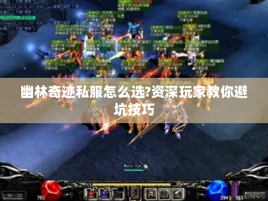 幽林奇迹私服怎么选?资深玩家教你避坑技巧