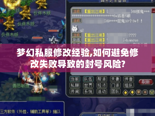 梦幻私服修改经验,如何避免修改失败导致的封号风险?