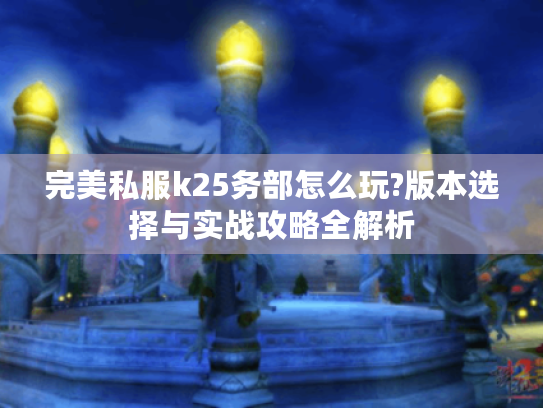 完美私服k25务部怎么玩?版本选择与实战攻略全解析