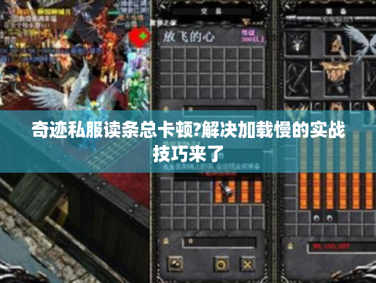 奇迹私服读条总卡顿?解决加载慢的实战技巧来了