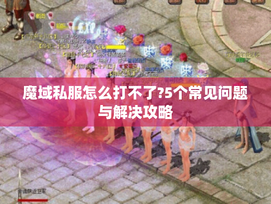 魔域私服怎么打不了?5个常见问题与解决攻略