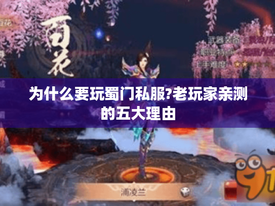 为什么要玩蜀门私服?老玩家亲测的五大理由