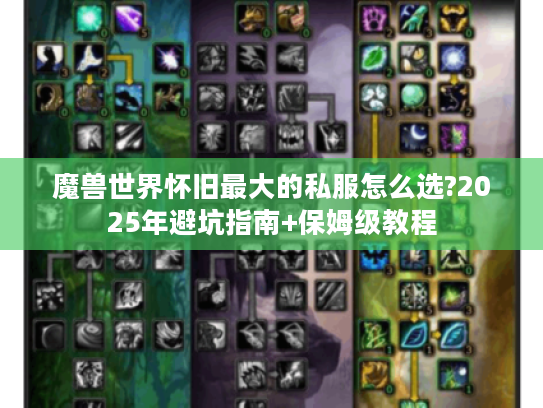 魔兽世界怀旧最大的私服怎么选?2025年避坑指南+保姆级教程