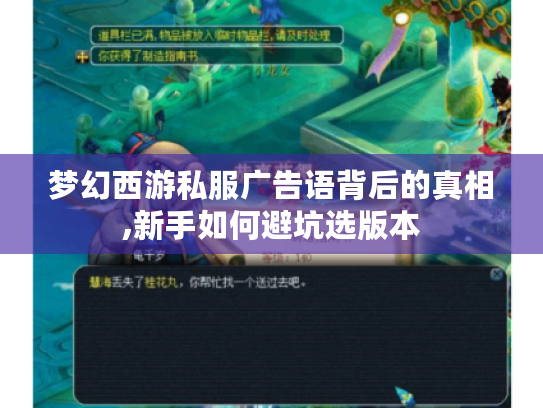 梦幻西游私服广告语背后的真相,新手如何避坑选版本