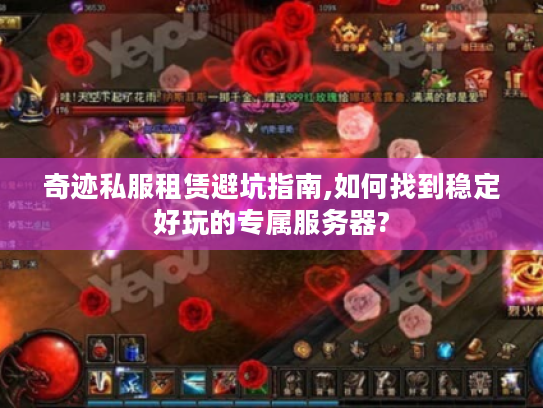 奇迹私服租赁避坑指南,如何找到稳定好玩的专属服务器?