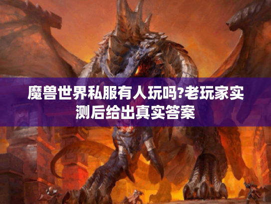 魔兽世界私服有人玩吗?老玩家实测后给出真实答案