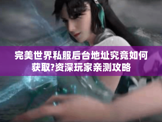 完美世界私服后台地址究竟如何获取?资深玩家亲测攻略