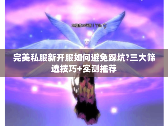 完美私服新开服如何避免踩坑?三大筛选技巧+实测推荐