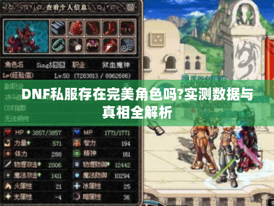 DNF私服存在完美角色吗?实测数据与真相全解析