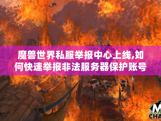 魔兽世界私服举报中心上线,如何快速举报非法服务器保护账号安全
