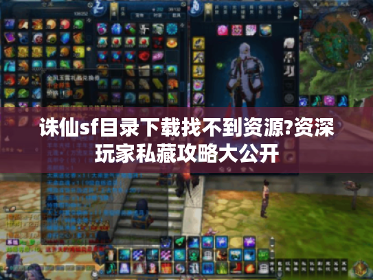 诛仙sf目录下载找不到资源?资深玩家私藏攻略大公开